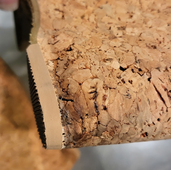 Jimmy Choo wedge cork heels gray snakeskin 38 1/2 7-7.5 sandals - Picture 4 of 16